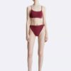 Core Tonal High Waist Bikini Bottom