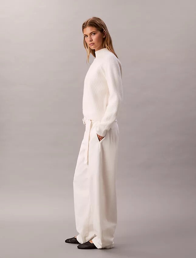Cotton Belted Pants Cotton Belted Pants