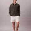 Cotton Blend Boucle Pull-On Shorts
