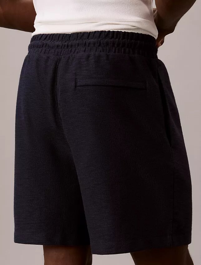 Cotton Blend Boucle Pull-On Shorts Cotton Blend Boucle Pull-On Shorts