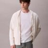 Cotton Blend Boucle Relaxed Hoodie Cotton Blend Boucle Relaxed Hoodie