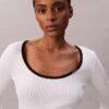 Cotton Blend Classic Scoopneck Sweater Cotton Blend Classic Scoopneck Sweater