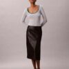 Cotton Blend Classic Scoopneck Sweater