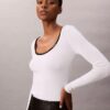 Cotton Blend Classic Scoopneck Sweater Cotton Blend Classic Scoopneck Sweater