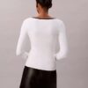 Cotton Blend Classic Scoopneck Sweater Cotton Blend Classic Scoopneck Sweater