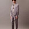 Cotton Blend Classic Zip Shirt Jacket