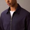 Cotton Blend Classic Zip Shirt Jacket