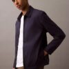 Cotton Blend Classic Zip Shirt Jacket