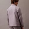 Cotton Blend Classic Zip Shirt Jacket