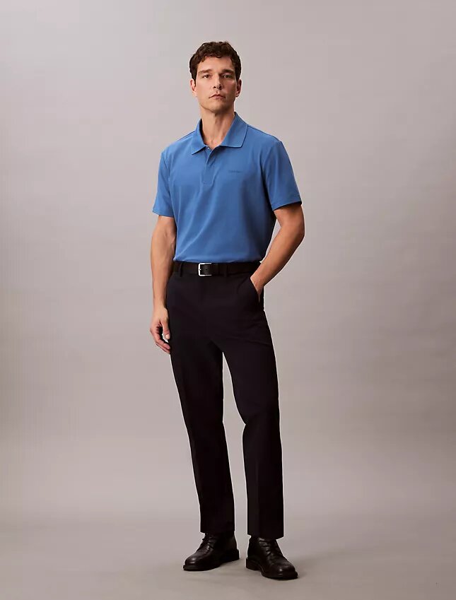 Cotton Blend Pique Classic Polo Shirt Cotton Blend Pique Classic Polo Shirt
