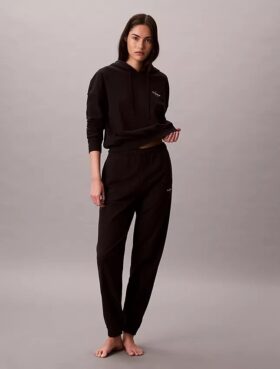Cotton Blend Terry Joggers