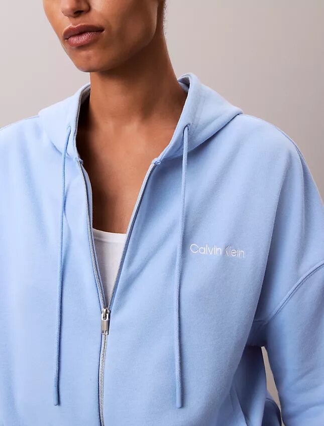 Cotton Blend Terry Relaxed Sleep Hoodie Cotton Blend Terry Relaxed Sleep Hoodie