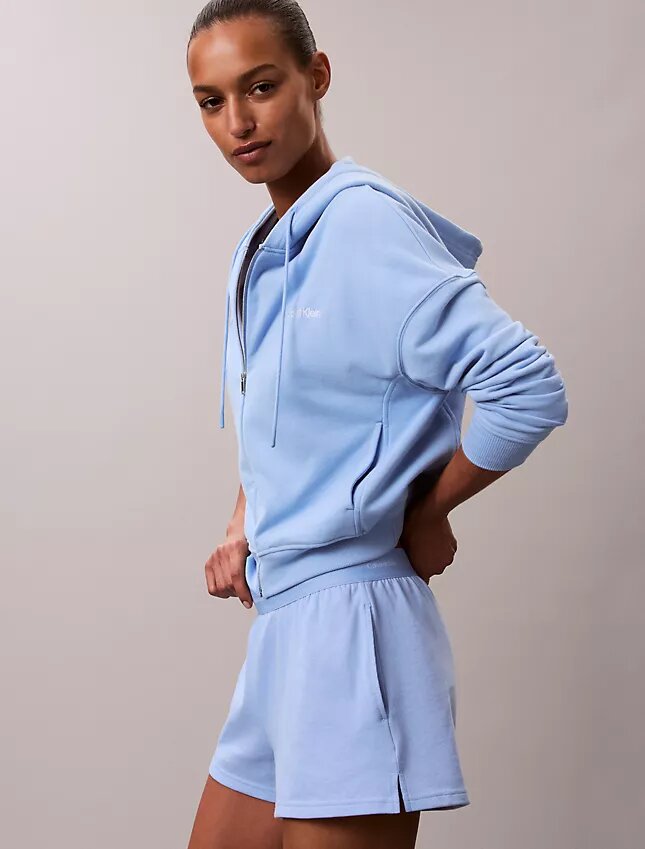 Cotton Blend Terry Relaxed Sleep Hoodie Cotton Blend Terry Relaxed Sleep Hoodie