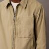 Cotton Blend Zip Classic Shirt Jacket Cotton Blend Zip Classic Shirt Jacket