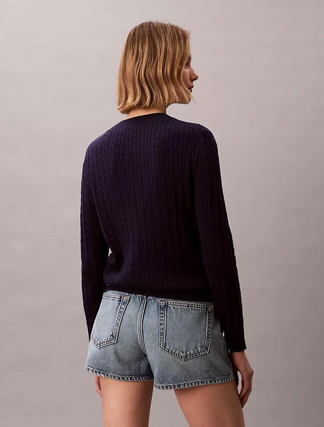 Cotton Cable Knit Sweater Cotton Cable Knit Sweater