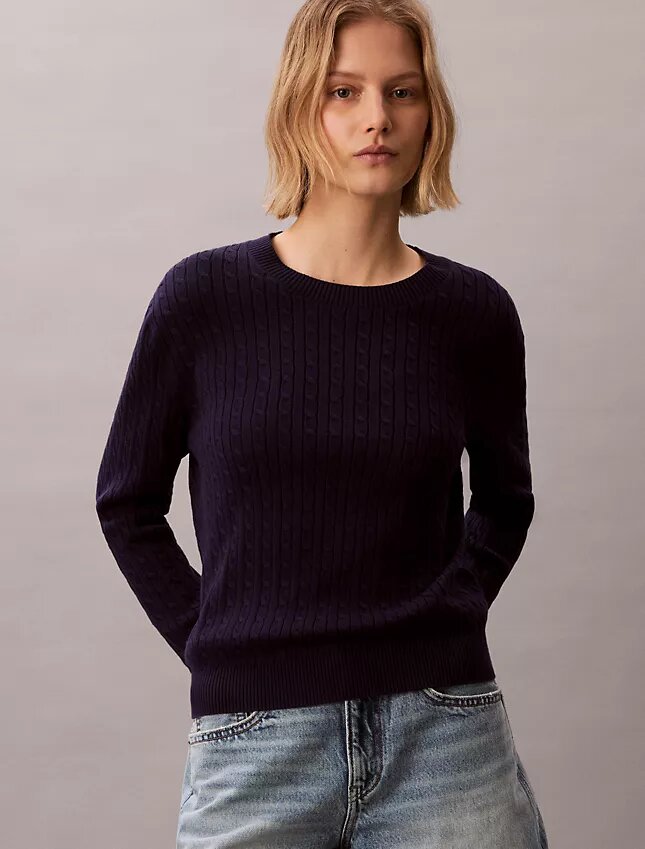 Cotton Cable Knit Sweater Cotton Cable Knit Sweater
