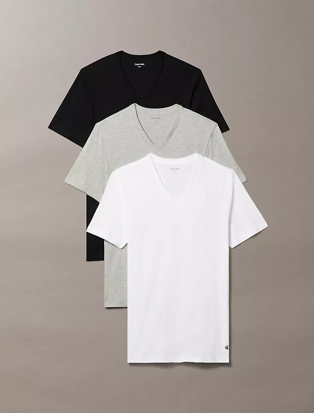 Cotton Classics 3-Pack Classic Fit V-Neck T-Shirt Cotton Classics 3-Pack Classic Fit V-Neck T-Shirt