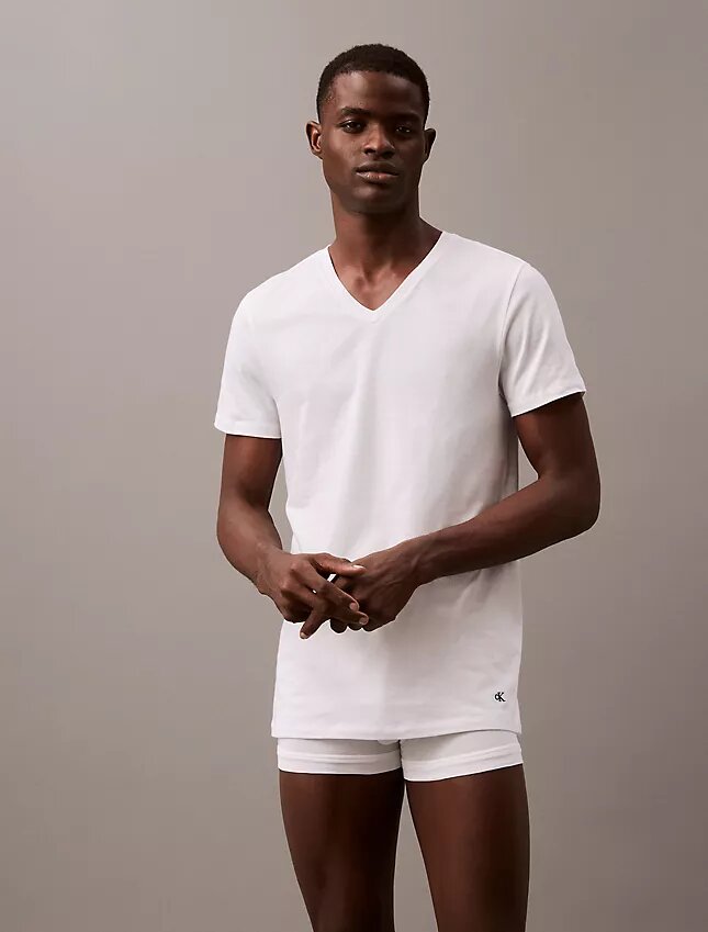 Cotton Classics 3-Pack Classic Fit V-Neck T-Shirt Cotton Classics 3-Pack Classic Fit V-Neck T-Shirt