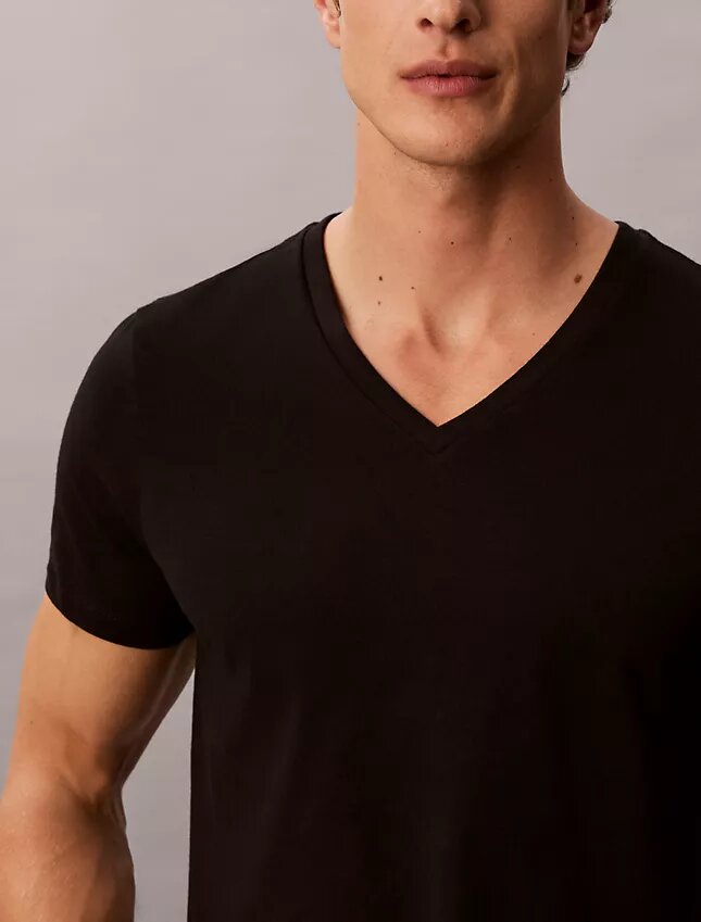 Cotton Classics 5-Pack Classic Fit V-Neck T-Shirt Cotton Classics 5-Pack Classic Fit V-Neck T-Shirt