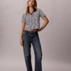 Cotton Contour Rib Polo Tee Cotton Contour Rib Polo Tee