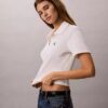 Cotton Contour Rib Polo Tee Cotton Contour Rib Polo Tee