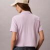 Cotton Contour Rib Polo Tee Cotton Contour Rib Polo Tee