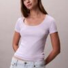 Cotton Contour Rib T-Shirt