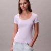 Cotton Contour Rib T-Shirt