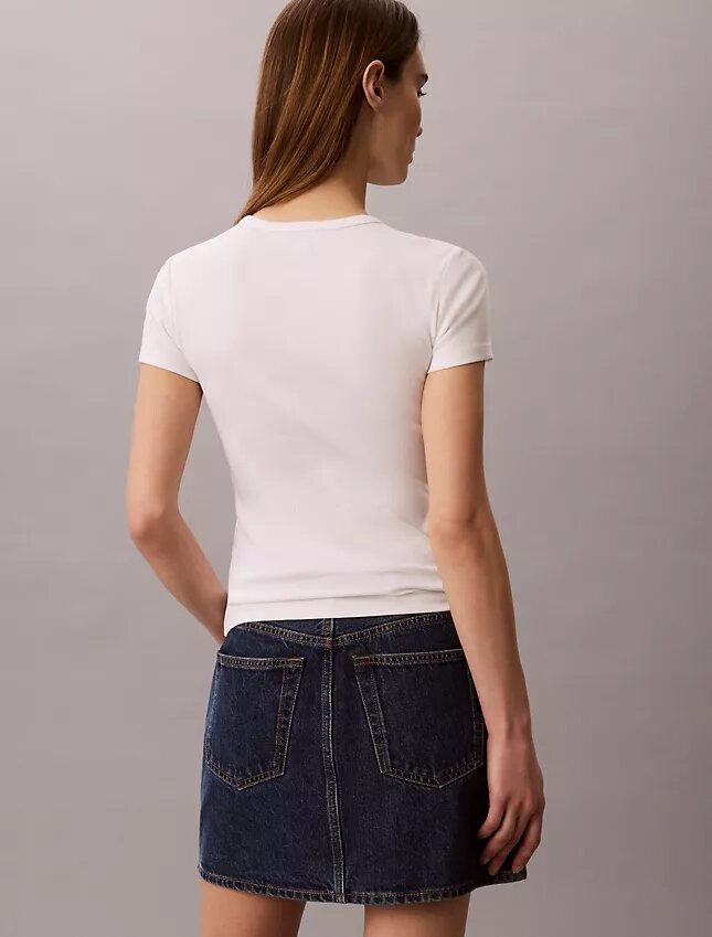 Cotton Contour Rib T-Shirt Cotton Contour Rib T-Shirt