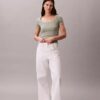 Cotton Contour Rib T-Shirt
