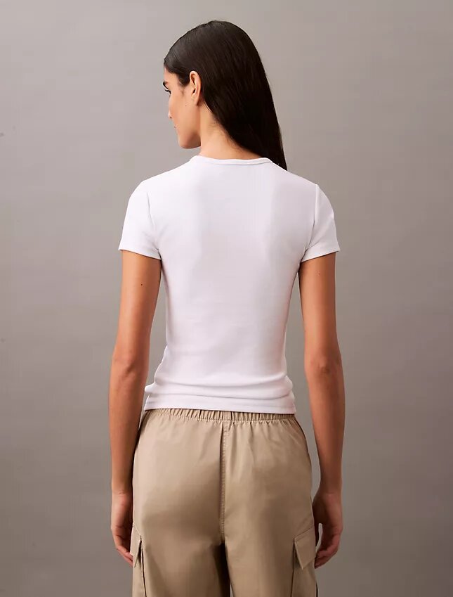 Cotton Contour Rib T-Shirt Cotton Contour Rib T-Shirt