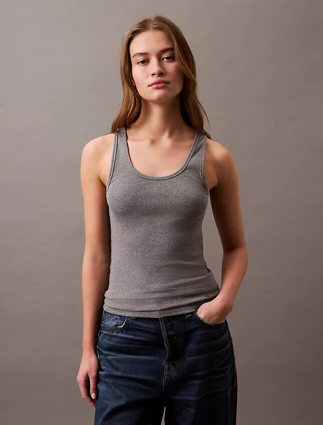 Cotton Contour Rib Tank Cotton Contour Rib Tank