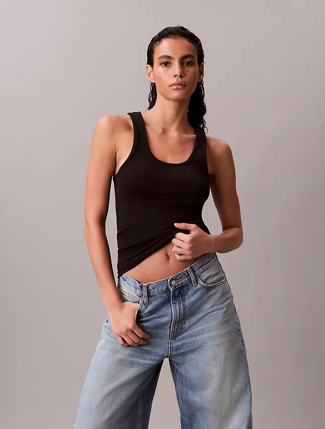 Cotton Contour Rib Tank Cotton Contour Rib Tank