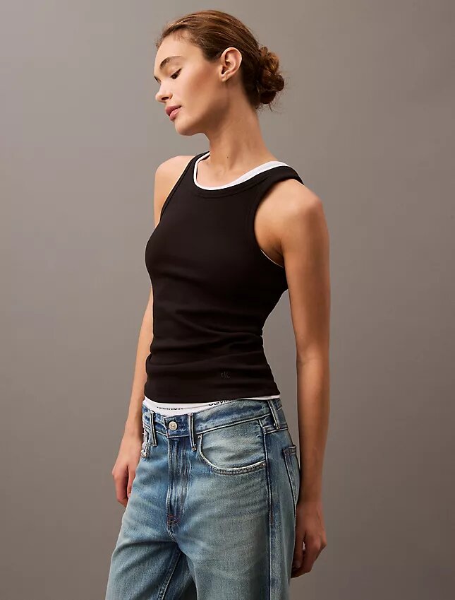 Cotton Contour Rib Tank Cotton Contour Rib Tank