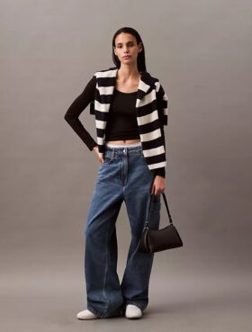 Cotton Contour Rib U-Neck Tee