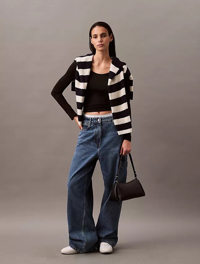 Cotton Contour Rib U-Neck Tee Cotton Contour Rib U-Neck Tee