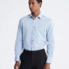 Cotton Herringbone Slim Fit Dress Shirt