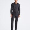 Cotton Herringbone Slim Fit Dress Shirt