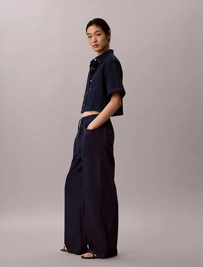 Cotton Lyocell Pull-On Cargo Pants Cotton Lyocell Pull-On Cargo Pants