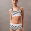Cotton Modal Stretch Rib Lightly Lined Bralette Cotton Modal Stretch Rib Lightly Lined Bralette