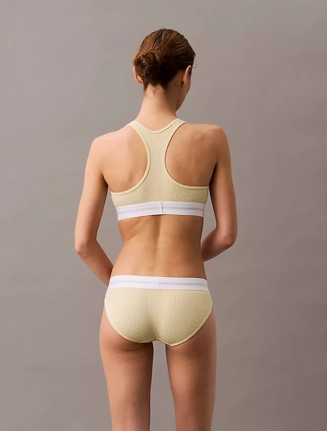 Cotton Modal Stretch Rib Lightly Lined Bralette Cotton Modal Stretch Rib Lightly Lined Bralette