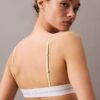 Cotton Modal Stretch Rib Unlined Triangle Bralette Cotton Modal Stretch Rib Unlined Triangle Bralette
