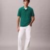 Cotton Pique Stripe Classic Polo Shirt Cotton Pique Stripe Classic Polo Shirt