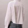 Cotton Poplin Cropped Boxy Button-Down Shirt Cotton Poplin Cropped Boxy Button-Down Shirt