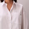 Cotton Poplin Cropped Boxy Button-Down Shirt Cotton Poplin Cropped Boxy Button-Down Shirt