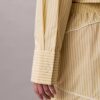 Cotton Poplin Cropped Sleep Shirt