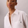 Cotton Poplin Emblem Logo Jacquard Shirt Cotton Poplin Emblem Logo Jacquard Shirt