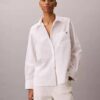 Cotton Poplin Emblem Logo Jacquard Shirt Cotton Poplin Emblem Logo Jacquard Shirt