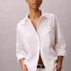 Cotton Poplin Emblem Logo Jacquard Shirt Cotton Poplin Emblem Logo Jacquard Shirt