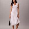Cotton Poplin Midi Dress Cotton Poplin Midi Dress